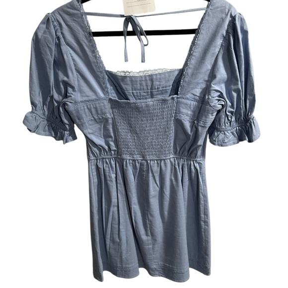 NWT Mini Sundress with Puff Sleeves - Picture 3 of 3